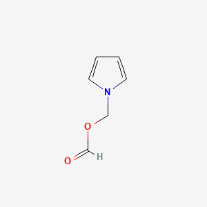 molecular formula C6H7NO2 B13806715 Pyrrol-1-ylmethyl formate 