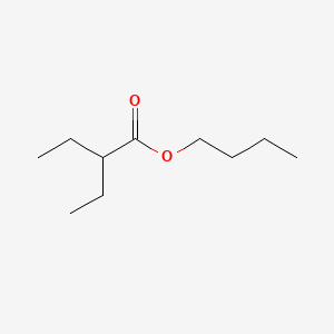 molecular formula C10H20O2 B13806722 Butyl 2-ethylbutyrate CAS No. 5129-48-6
