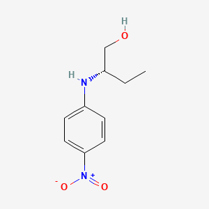 molecular formula C10H14N2O3 B13806733 (S)-2-(4-Nitrophenylamino)butan-1-ol CAS No. 572923-31-0