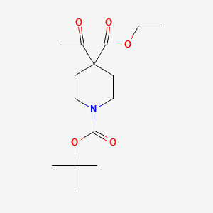 1-Tert-butyl 4-ethyl 4-acetylpiperidine-1,4-dicarboxylate