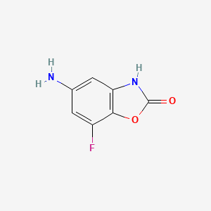 5-Amino-7-fluorobenzo[d]oxazol-2(3H)-one
