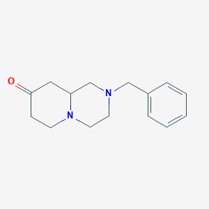 molecular formula C15H20N2O B1380681 2-Benzyl-octahydro-pyrido[1,2-a]pyrazin-8-one CAS No. 1369354-81-3