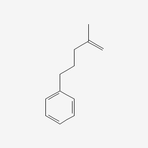 molecular formula C12H16 B13806871 Benzene, (4-methyl-4-pentenyl)- CAS No. 6683-49-4