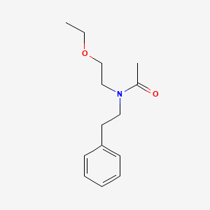 molecular formula C14H21NO2 B13806947 N-(2-Ethoxyethyl)-N-phenethylacetamide CAS No. 66827-66-5