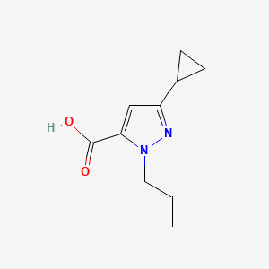 1-Allyl-3-cyclopropyl-1H-pyrazole-5-carboxylic acid