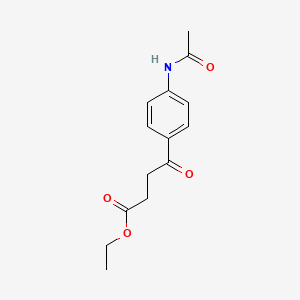 Ethyl 4-(4-acetamidophenyl)-4-oxobutanoate