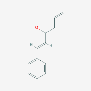 molecular formula C13H16O B13806989 1-Phenyl-3-methoxy-1,5-hexadiene 