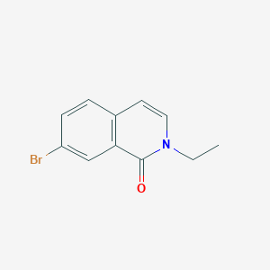 molecular formula C11H10BrNO B1380702 7-Bromo-2-ethylisoquinolin-1(2H)-one CAS No. 1897747-72-6
