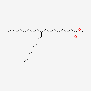 molecular formula C26H52O2 B13807026 Methyl 9-octylheptadecanoate CAS No. 55373-88-1
