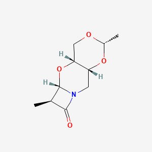 molecular formula C10H15NO4 B13807050 (1R,3S,4S,8R,10S)-4,10-dimethyl-2,9,11-trioxa-6-azatricyclo[6.4.0.03,6]dodecan-5-one 
