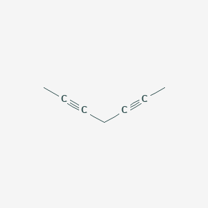 molecular formula C7H8 B13807054 Hepta-2,5-diyne CAS No. 50428-63-2
