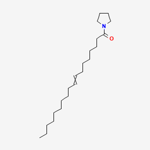 molecular formula C22H41NO B13807084 1-(8-Octadecenoyl)pyrrolidine 