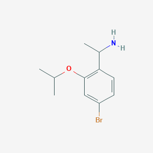 1-(4-Bromo-2-isopropoxyphenyl)ethylamine