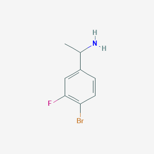 1-(4-Bromo-3-fluorophenyl)ethan-1-amine