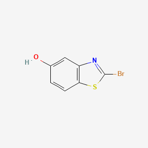 molecular formula C7H4BrNOS B1380734 2-Bromo-5-hydroxybenzothiazole CAS No. 1261493-22-4