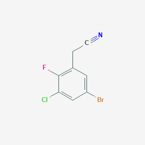 5-Bromo-3-chloro-2-fluorophenylacetonitrile