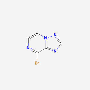 molecular formula C5H3BrN4 B1380740 8-Bromo-[1,2,4]triazolo[1,5-a]pyrazine CAS No. 1367824-76-7