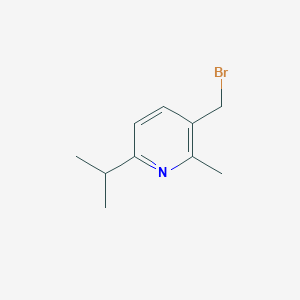 3-(Bromomethyl)-2-methyl-6-(propan-2-yl)pyridine