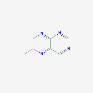 molecular formula C7H8N4 B13807432 6-Methyl-6,7-dihydropteridine CAS No. 71023-89-7