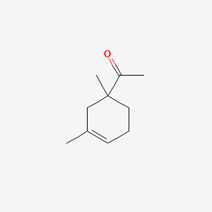molecular formula C10H16O B13807514 1-(1,3-Dimethyl-3-cyclohexen-1-yl)ethanone 