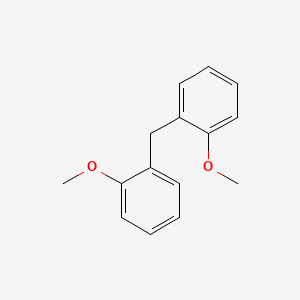 molecular formula C15H16O2 B13807522 METHANE, BIS-(o-METHOXYPHENYL)- CAS No. 5819-93-2