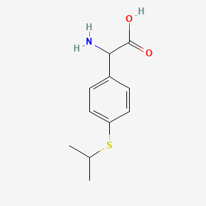 Amino[4-(isopropylsulfanyl)phenyl]acetic acid