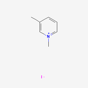 molecular formula C7H10IN B13807542 Pyridinium, 1,3-dimethyl-, iodide CAS No. 10129-51-8