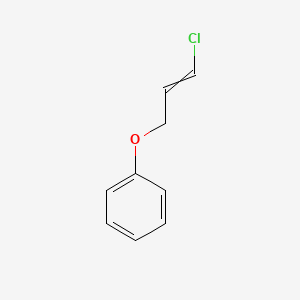 molecular formula C9H9ClO B13807546 3-Chloroprop-2-enoxybenzene CAS No. 54410-95-6