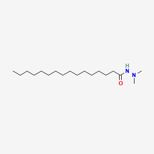 molecular formula C18H38N2O B13807549 N,N-Dimethyl-N'-palmitoylhydrazide CAS No. 6971-86-4
