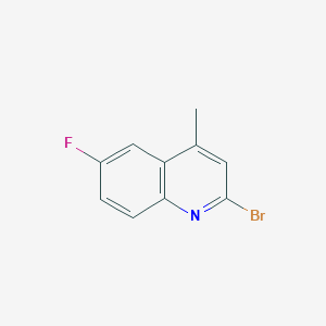 2-Bromo-6-fluoro-4-methylquinoline