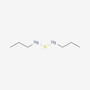 molecular formula C6H14Hg2S B13807561 Dipropyl-mu-thioxodimercury CAS No. 81259-76-9