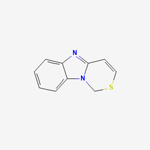 molecular formula C10H8N2S B13807572 1h-[1,3]Thiazino[3,4-a]benzimidazole CAS No. 83027-85-4