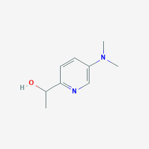 1-[5-(Dimethylamino)pyridin-2-yl]ethan-1-ol