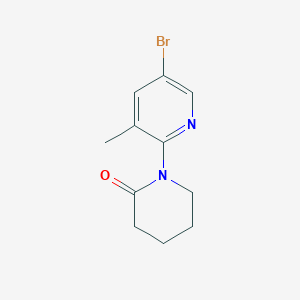 1-(5-Bromo-3-methylpyridin-2-yl)piperidin-2-one