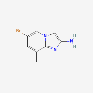 6-Bromo-8-methylimidazo[1,2-a]pyridin-2-amine