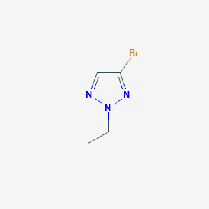 molecular formula C4H6BrN3 B1380768 4-bromo-2-ethyl-2H-1,2,3-triazole CAS No. 1248676-97-2