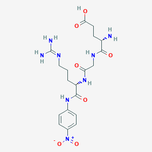 molecular formula C19H28N8O7 B13807680 H-Glu-Gly-Arg-pNA 