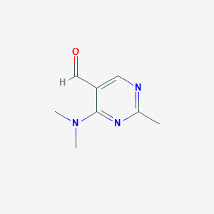 4-(Dimethylamino)-2-methylpyrimidine-5-carbaldehyde