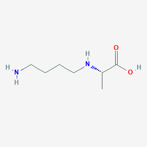 molecular formula C7H16N2O2 B13807722 N-(4-Aminobutyl)-L-alanine CAS No. 90159-85-6