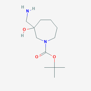 tert-Butyl 3-(aminomethyl)-3-hydroxy-1-azepanecarboxylate