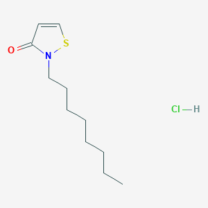 molecular formula C11H20ClNOS B13807792 3(2H)-Isothiazolone, 2-octyl-, hydrochloride CAS No. 68480-30-8