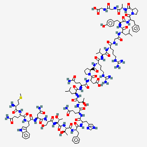 molecular formula C135H199N39O38S B13807819 Hepatitis b virus pre-s region(120-145) 