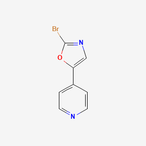 2-Bromo-5-(pyridin-4-yl)oxazole