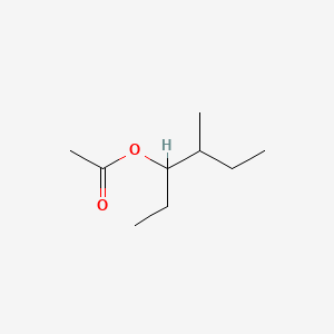 molecular formula C9H18O2 B13807892 4-Methyl-3-hexanol acetate CAS No. 84612-71-5