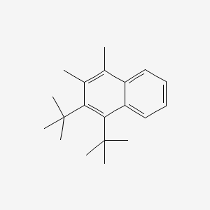 molecular formula C20H28 B13807928 Bis(1,1-dimethylethyl)dimethylnaphthalene CAS No. 85650-87-9