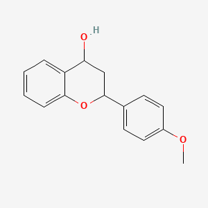 molecular formula C16H16O3 B13807968 4-Flavanol, 4'-methoxy- CAS No. 5162-64-1
