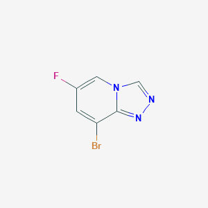 8-Bromo-6-fluoro-[1,2,4]triazolo[4,3-a]pyridine