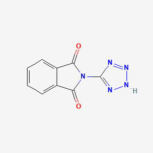 molecular formula C9H5N5O2 B13807982 N-(1H-Tetrazol-5-yl)phthalimide CAS No. 57328-14-0