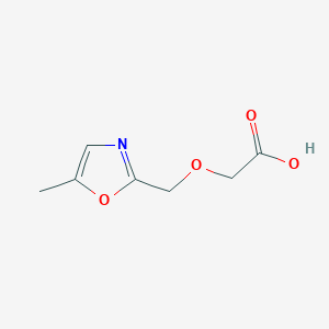 2-[(5-Methyl-1,3-oxazol-2-yl)methoxy]acetic acid