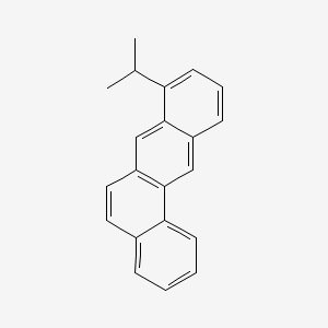 molecular formula C21H18 B13808059 BENZ(a)ANTHRACENE, 8-ISOPROPYL- CAS No. 63020-47-3